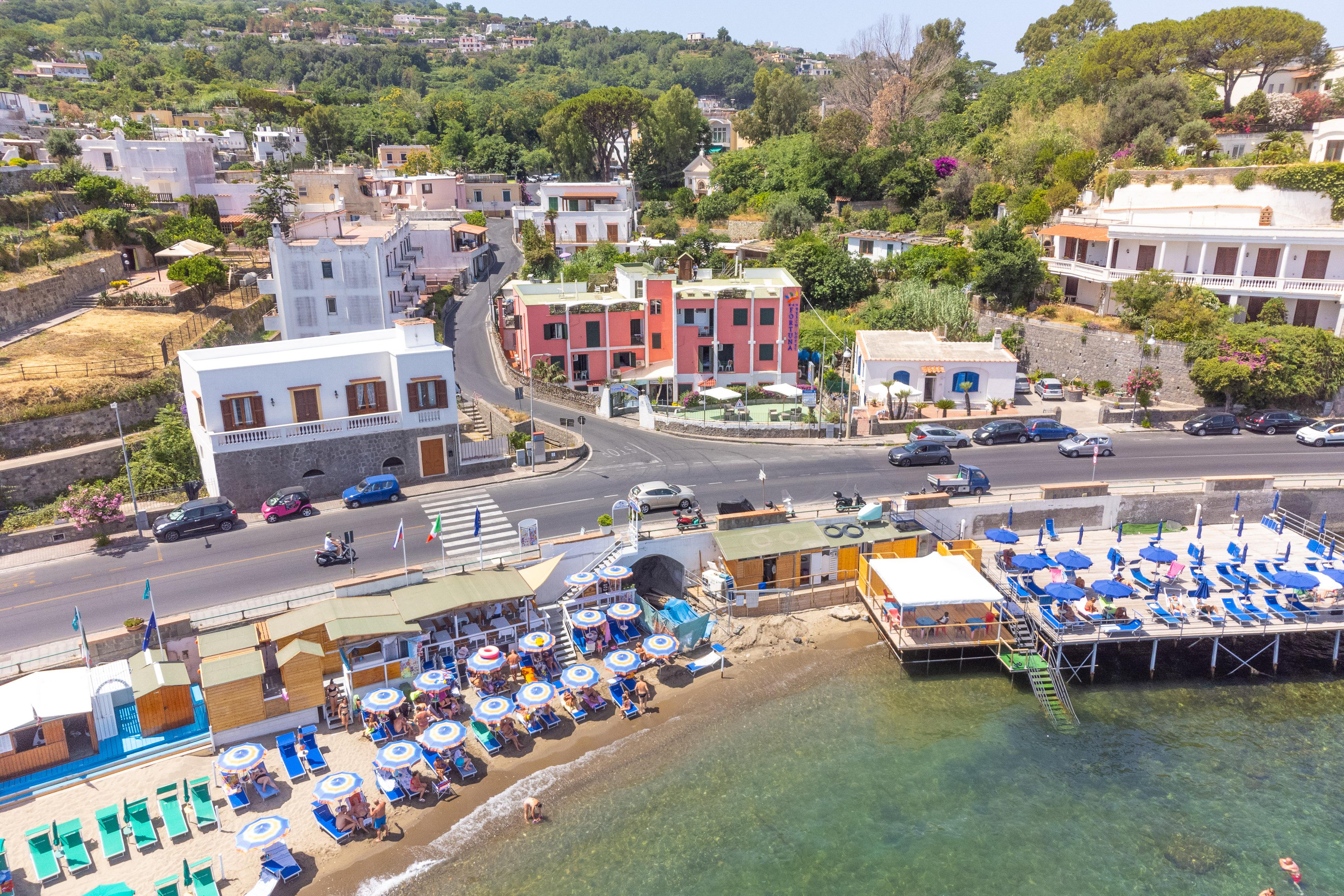 Lacco Ameno  Fortuna Beach - Seaside Hotel المظهر الخارجي الصورة